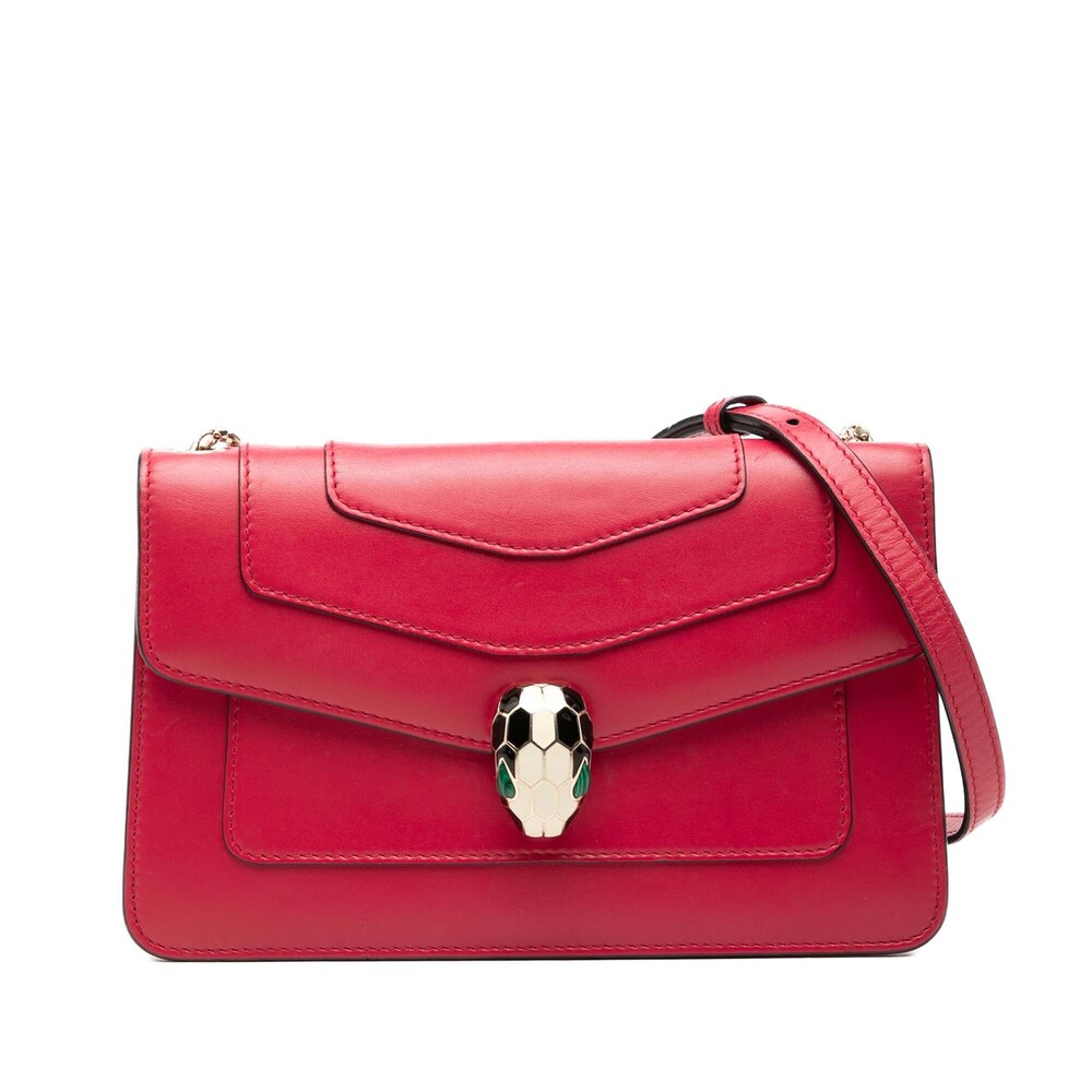 Pre-Loved Bvlgari Leather Serpenti Forever Crossbody